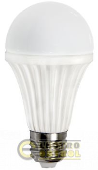 Лампа светодиодная e.save.LED.G60A.E27.9.4200 керамческая, тип шар, 9Вт, 4200К, Е27 (кер + стекло)