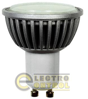 Лампа светодиодная e.save.LED.GU10F.GU10.4.4200, цоколь GU10, 4Вт, 4200К (ал)