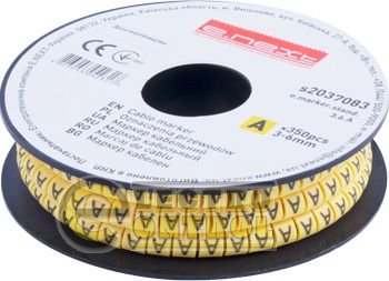 Маркер кабельный e.marker.stand.3.6.A, 3-6 кв.мм, "A", 350 шт