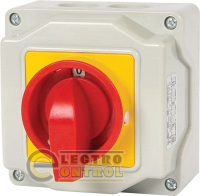 Пакетний перемикач LK40/4.322-ОК/45 у корпусі ( під пломбування), 0-1-2, 40А, IP44
