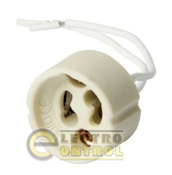 Патрон керамічний e.lamp socket.GU10.cer