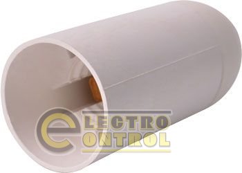 Патрон пластиковий Е14 білий, e.lamp socket.E14.pl.white