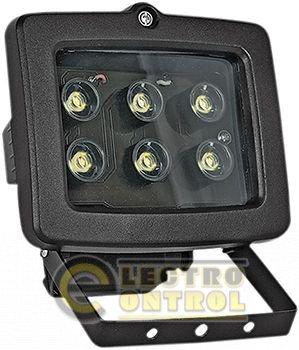 Прожектор світлодіодний e.light.LED.150.6.6.2700.black 6Вт чорний