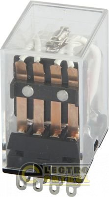 Реле промежуточное e.control.p343, 3А, 24В DC, на 4 группы контактов