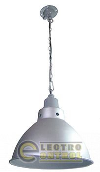 Светильник подвесной e.save.high.light.03.65 под энергосберегающую лампу до 65 Вт (плафон алюминиевый+цепной подвес)