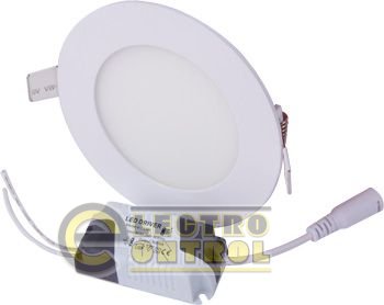 Світильник світлодіодний вбудувавши. e.LED.MP.Round.R.6.4500, коло, 6Вт, 4500 ДО, 420Лм
