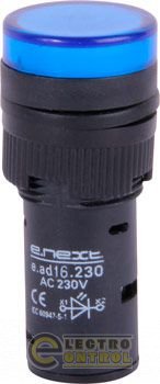 Світлосигнальна арматури e.ad16.230.blue &#216;16мм 230В АС синя