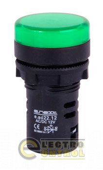 Світлосигнальна арматури e.ad22.24.green &#216;22мм 24В АС/DC зелена
