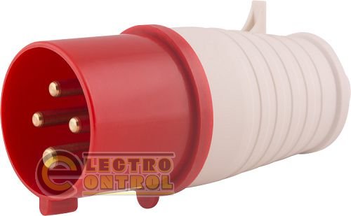Силовая вилка переносная e.plug.pro.4.32, 4п., 380В, 32А (024)