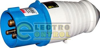 Силова вилка переносна e.plug.pro.5.16, 5п., 380В, 16А (015)