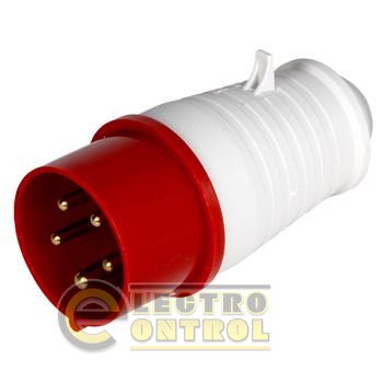 Силовая вилка переносная e.plug.pro.5.32, 5п., 380В, 32А (025)