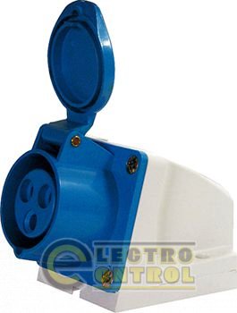 Силовая розетка стационарная e.socket.pro.4.16, 4п., 380В, 16А (114)