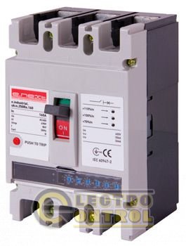 Силовой автоматический выключатель с электронным расцепителем e.industrial.ukm.250Rе.225