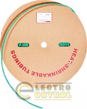 Трубка термоусаживаемая e.termo.stand.roll.2.1.green, 2/1, 200м, зеленая