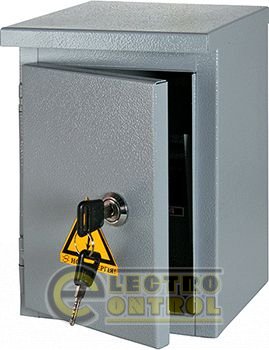 Шкаф e.mbox.stand.n.06.z металлический, под 6мод., герметичный IP54, навесной, с замком