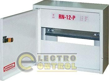 Шкаф распределительный e.mbox.RN-12-P мет. навесной, 12 мод. 215х255х125 мм