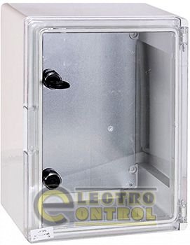 Шкаф ударопрочный из АБС-пластика e.plbox.400.500.175.tr, 400х500х175мм, IP65 с прозрачной дверцей