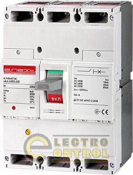 Шкафной автоматический выключатель e.industrial.ukm.630S.630, 3р, 630А