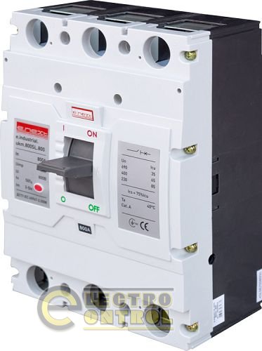 Шкафной автоматический выключатель e.industrial.ukm.800SL.800, 3р, 800А