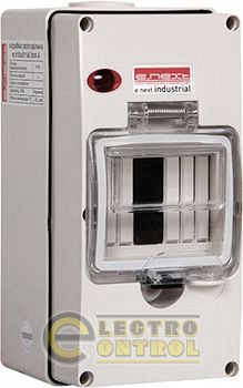 Щиток розподільний e.industrial.box.4,  до 4-х модулів вологозахищений, IP65