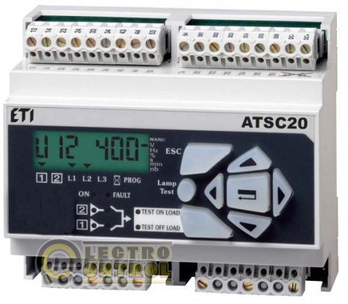 Контроллер АВР ATSC20 (110-400V AC), 4661850 ETI 4661850