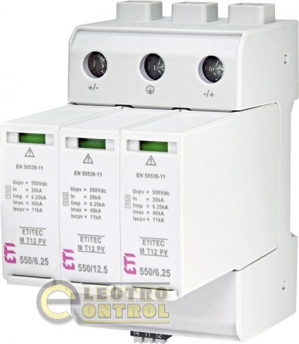 Обмежник перенапруги ETITEC M T12 PV 1100/12,5 Y RC ( для PV систем) 2440512
