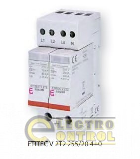 Ограничитель перенапряжения ETITEC V 2T2 255/20 (4+0) 2442943