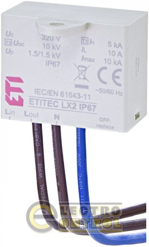 Ограничитель перенапряжения ETITEC LX2 IP67 2442984