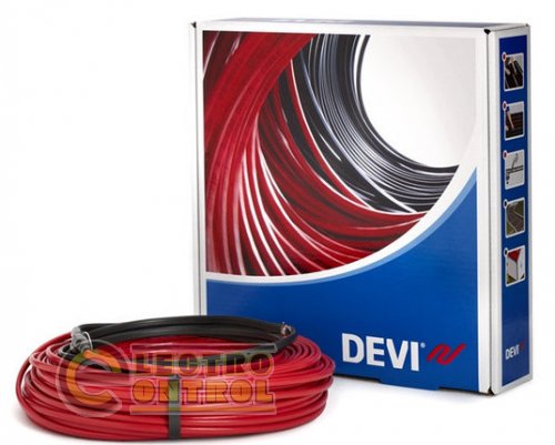 Двужильный нагревательный кабель DEVI Flex18T 105м, 1880Вт
