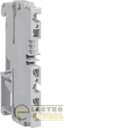 Клемма-L проходная безвинтовая распределительная, 3 контакта, 4мм2, 800В/32А