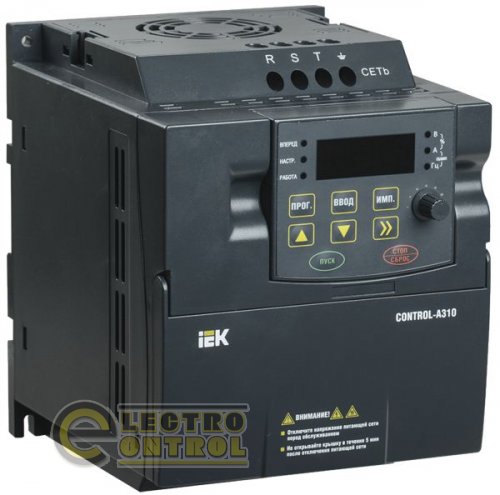 Перетворювач частоти CONTROL-A310 220В, 1Ф 0,75 kW 4A IEK