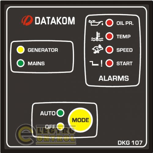 DATAKOM DKG-107 Контролер автоматичного керування генератором і введення резерву