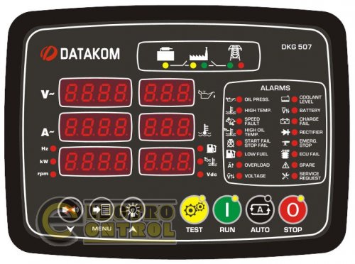 DATAKOM DKG-507 CAN Контролер генератора з автоматичним уведенням резерву з інтерфейсом J1939
