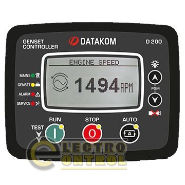 DATAKOM D-200-Ext Багатофункціональний контролер керування генератором c MPU. Розширена версія