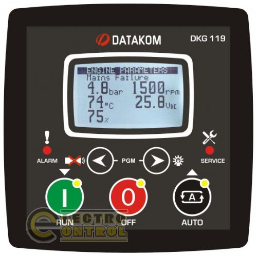 DATAKOM DKG-119 Контроллер ручного и дистанционного управления генератором