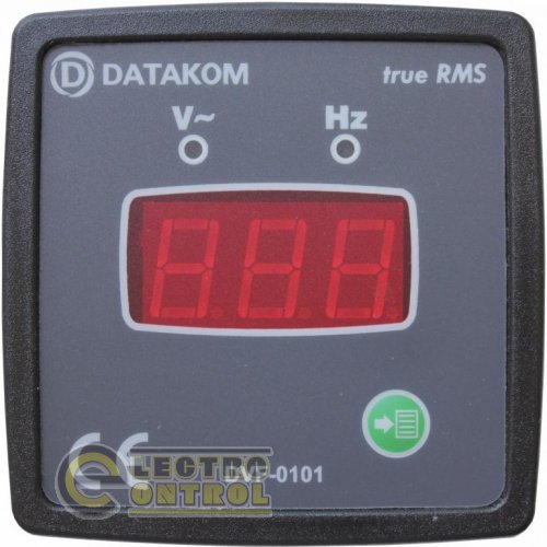 DATAKOM DVF-0101 Вольтметр-частотомер, 1 фаза, 72x72mm