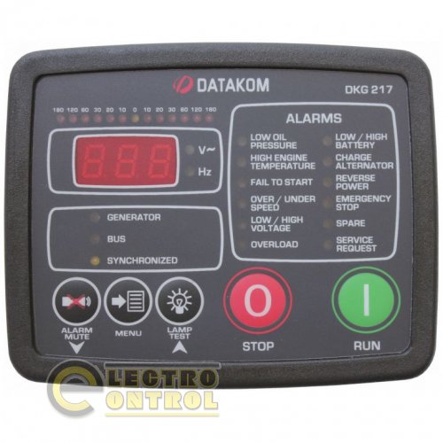 DATAKOM DKG-217 Контроллер ручного управления генератором с синхроскопом
