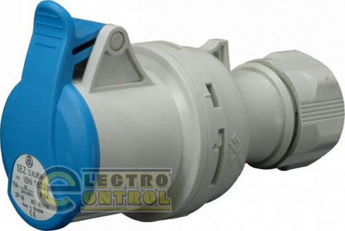 Розетка переносная ISN  (IP 44), 32A, 230V, 3 полюса