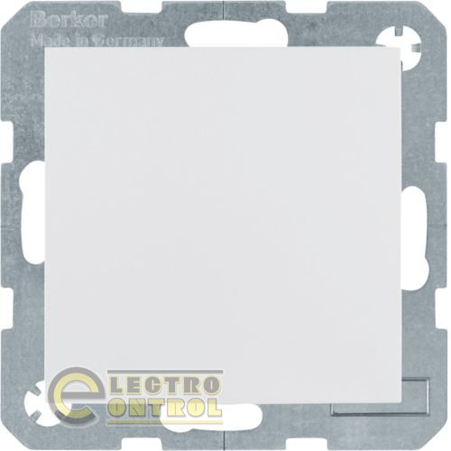 Розетка с з/к, крышка, пол.белизна 16А/250В S.1 IP44