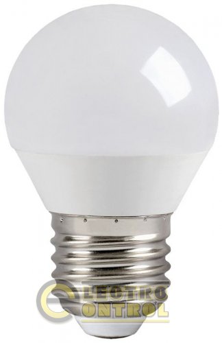 Лампа LED ALFA G45 куля 8Вт 230В 4000 ДО E27 IEK
