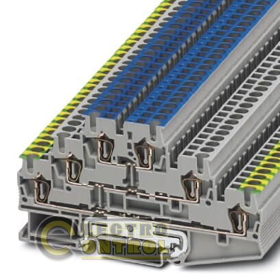 Клемма пружинная 3-х ярусная ST 2,5-PE/L/N - Phoenix Contact - 3036084 Клемма пружинная 3-х ярусная ST 2,5-PE/L/N - Phoenix Contact - 3036084