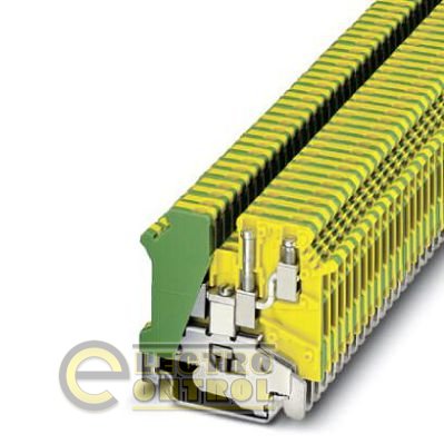 Клемма винтовая 3-х проводная UK 3-TWIN-PE - Phoenix Contact - 1923128