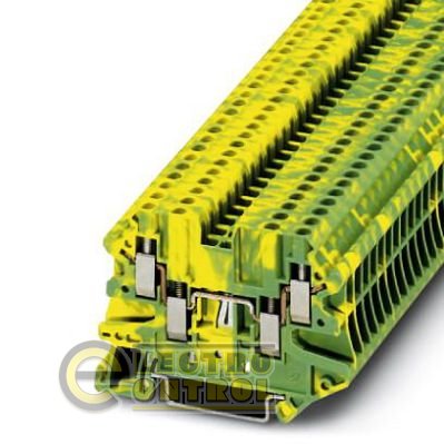 Клема гвинтова 4-х провідна UT 2,5-QUATTRO-PE - Phoenix Contact - 3044568