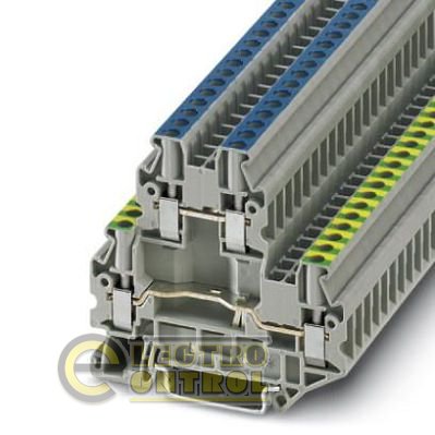 Клемма винтовая 2-х ярусная UTTB 4-PE/N - Phoenix Contact - 3046760
