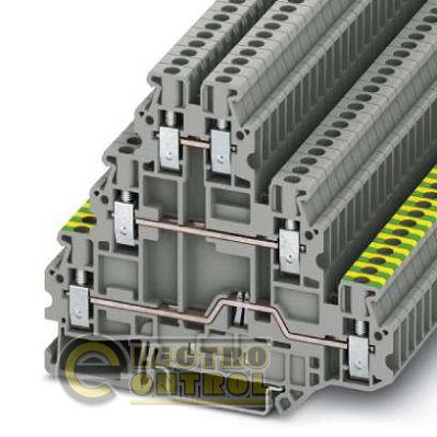 Клема гвинтова 3-х ярусна UT 2,5-PE/L/L - Phoenix Contact - 3214301