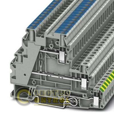 Клема гвинтова 3-х ярусна UT 4-PE/L/N - Phoenix Contact - 3214361