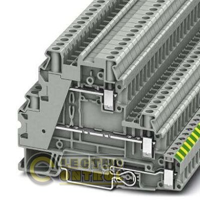 Клемма винтовая 3-х ярусная UT 4-PE/L/L - Phoenix Contact - 3214360 Клемма винтовая 3-х ярусная UT 4-PE/L/L - Phoenix Contact - 3214360