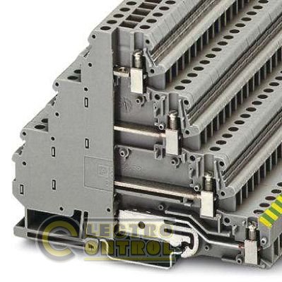 Клемма винтовая 3-х ярусная DLK 4-PE - Phoenix Contact - 3011999