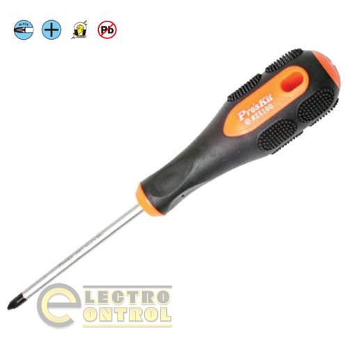 Викрутка хрестова Phillips ProsKit 9SD-207B PH2x100