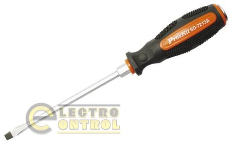 Викрутка шліцева ударна ProsKit SD-7213A 6.0x150